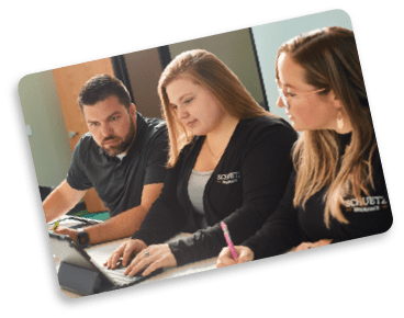 Schuetz team at work