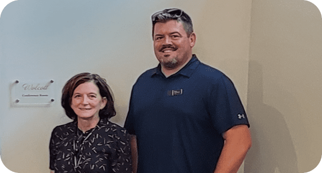 Vicki Wolcott and Dave Linthicum